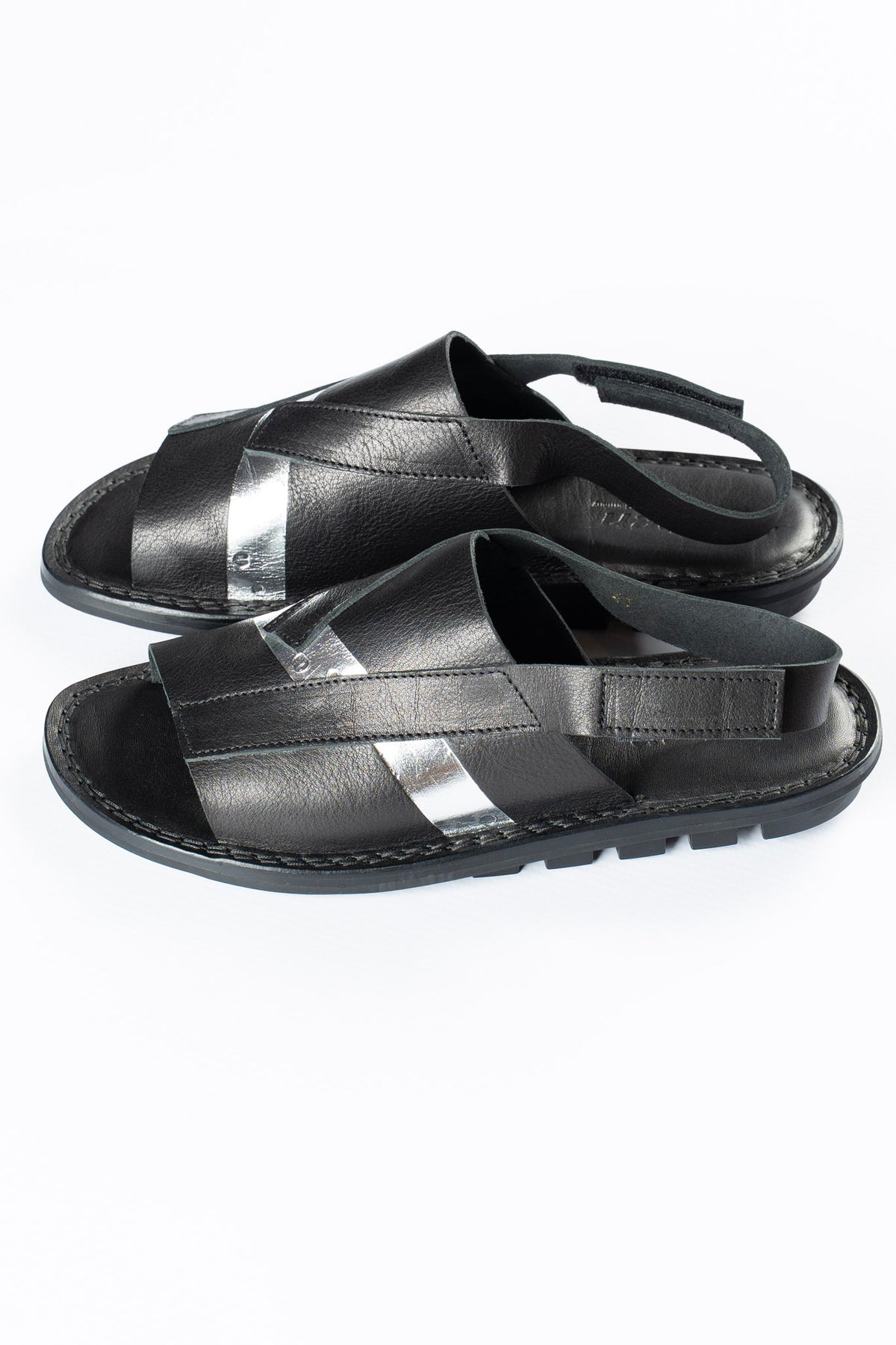 Clad F Sandals Blk