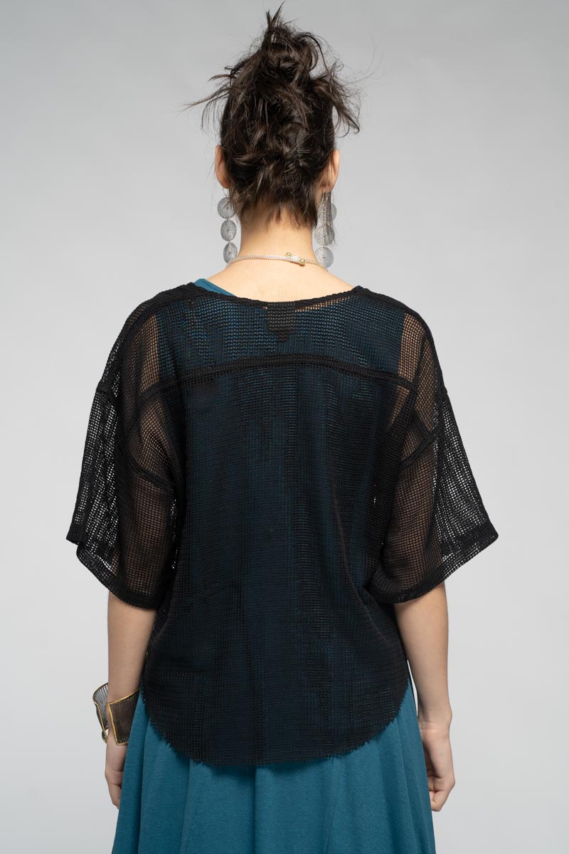 Grid Top Blk