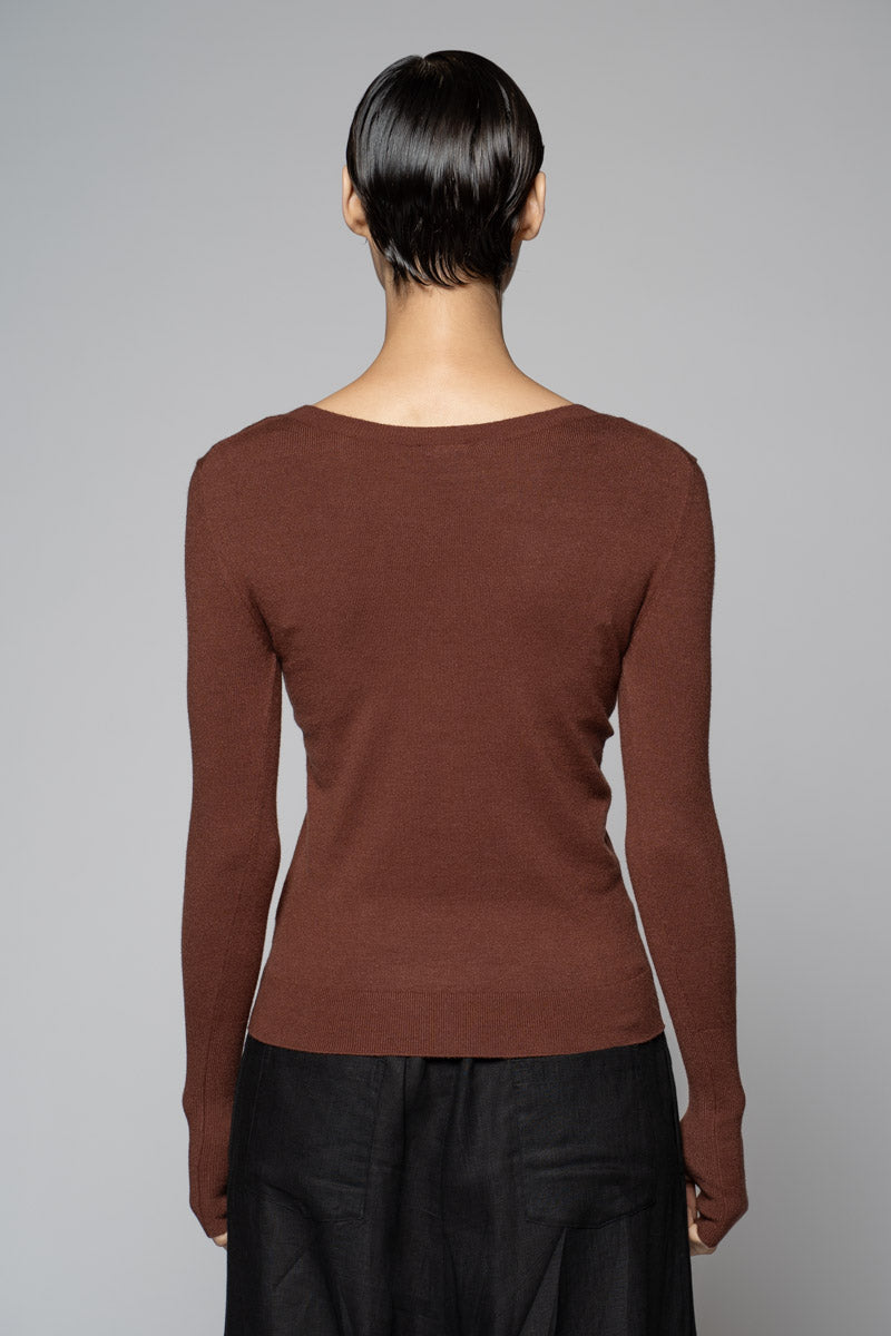 Sayuri Round Neck Taupe