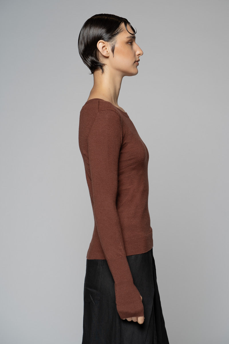 Sayuri Round Neck Taupe