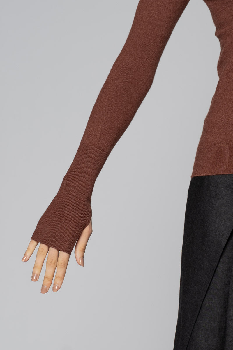 Sayuri Round Neck Taupe