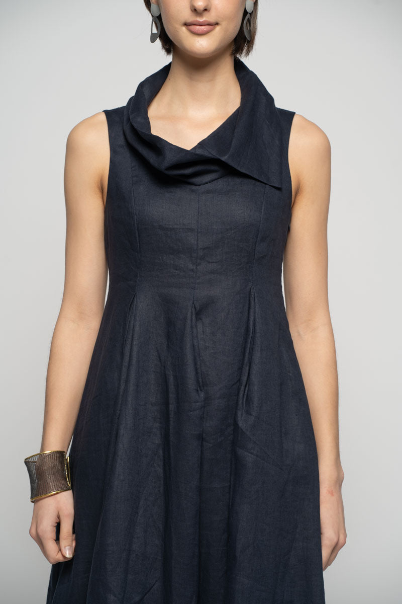 Asami Dress Navy