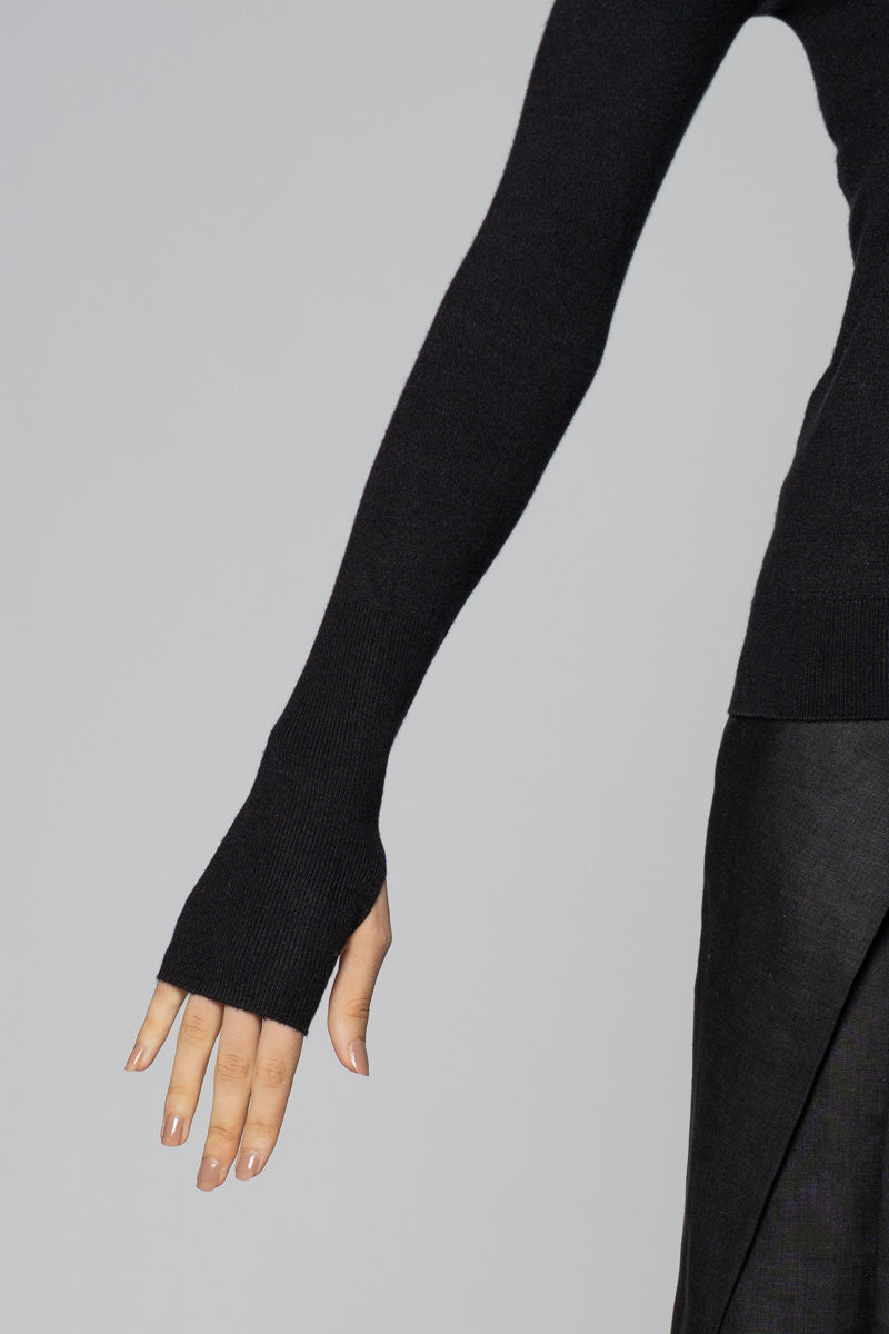 Sayuri Round Neck Blk