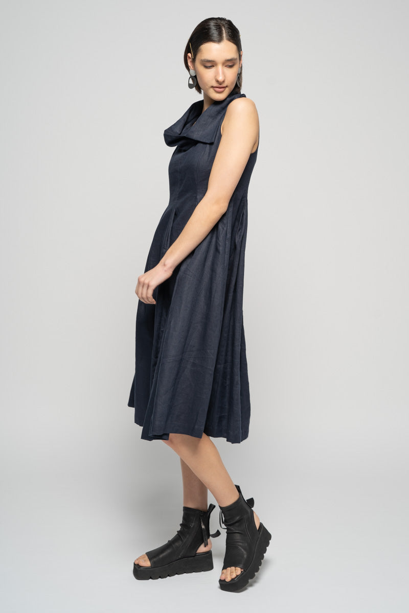 Asami Dress Navy