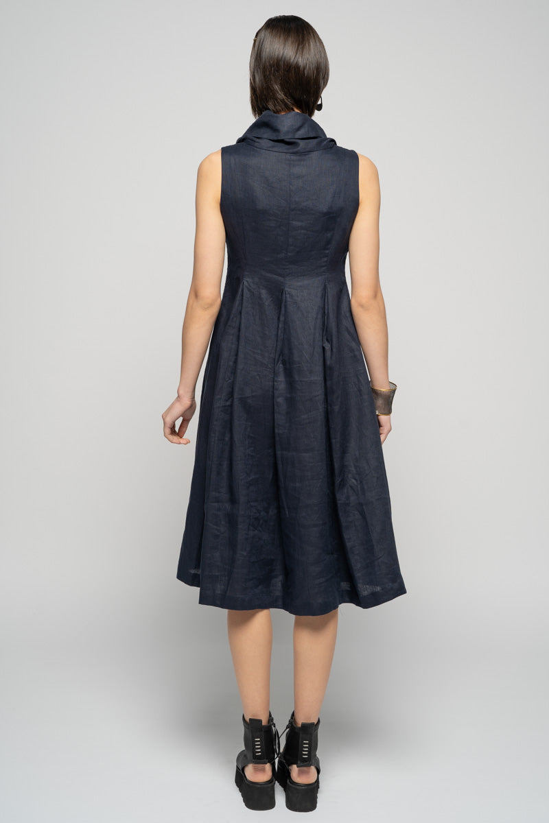 Asami Dress Navy