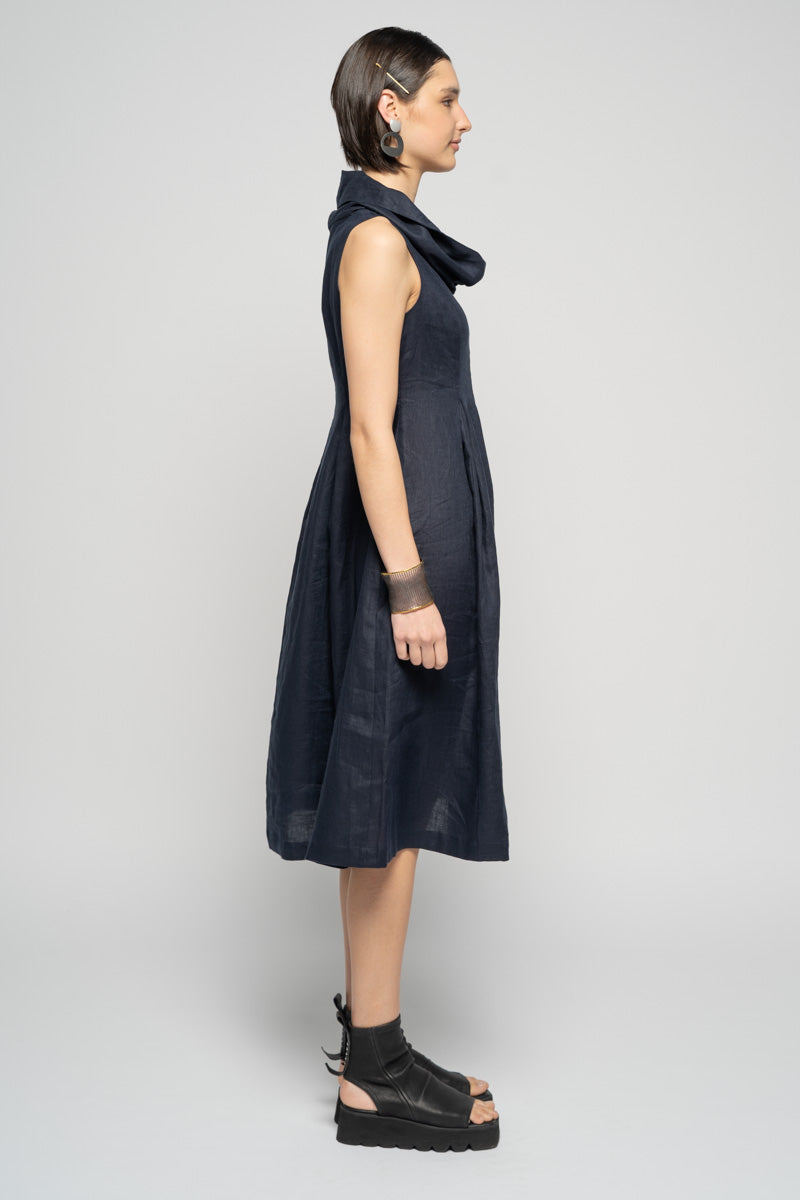 Asami Dress Navy