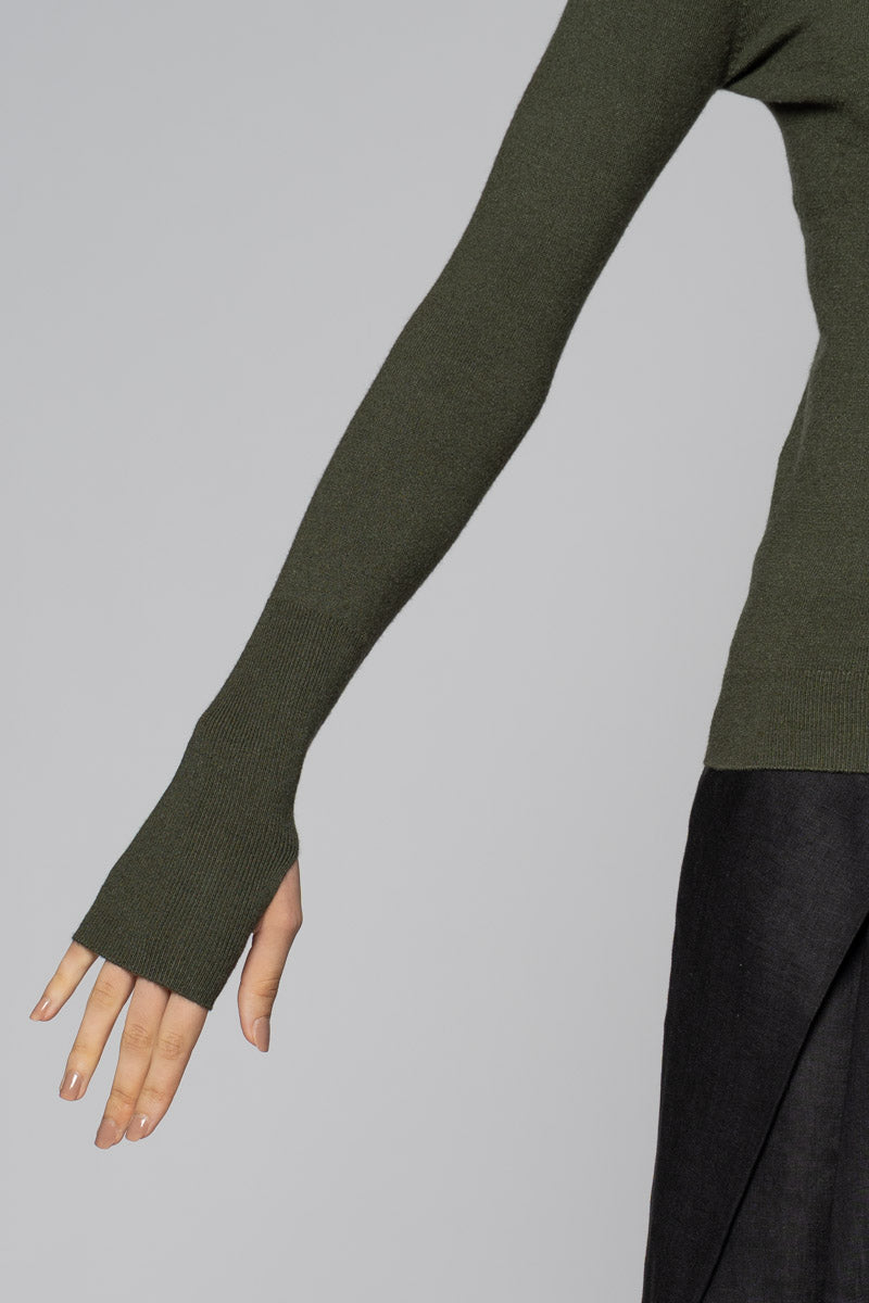 Sayuri High Neck Moss