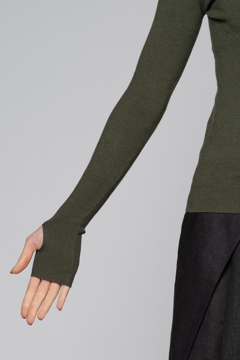Sayuri High Neck Moss