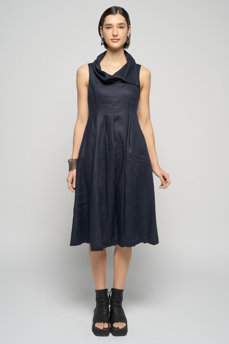 Asami Dress Navy