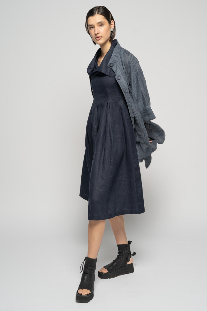 Asami Dress Navy