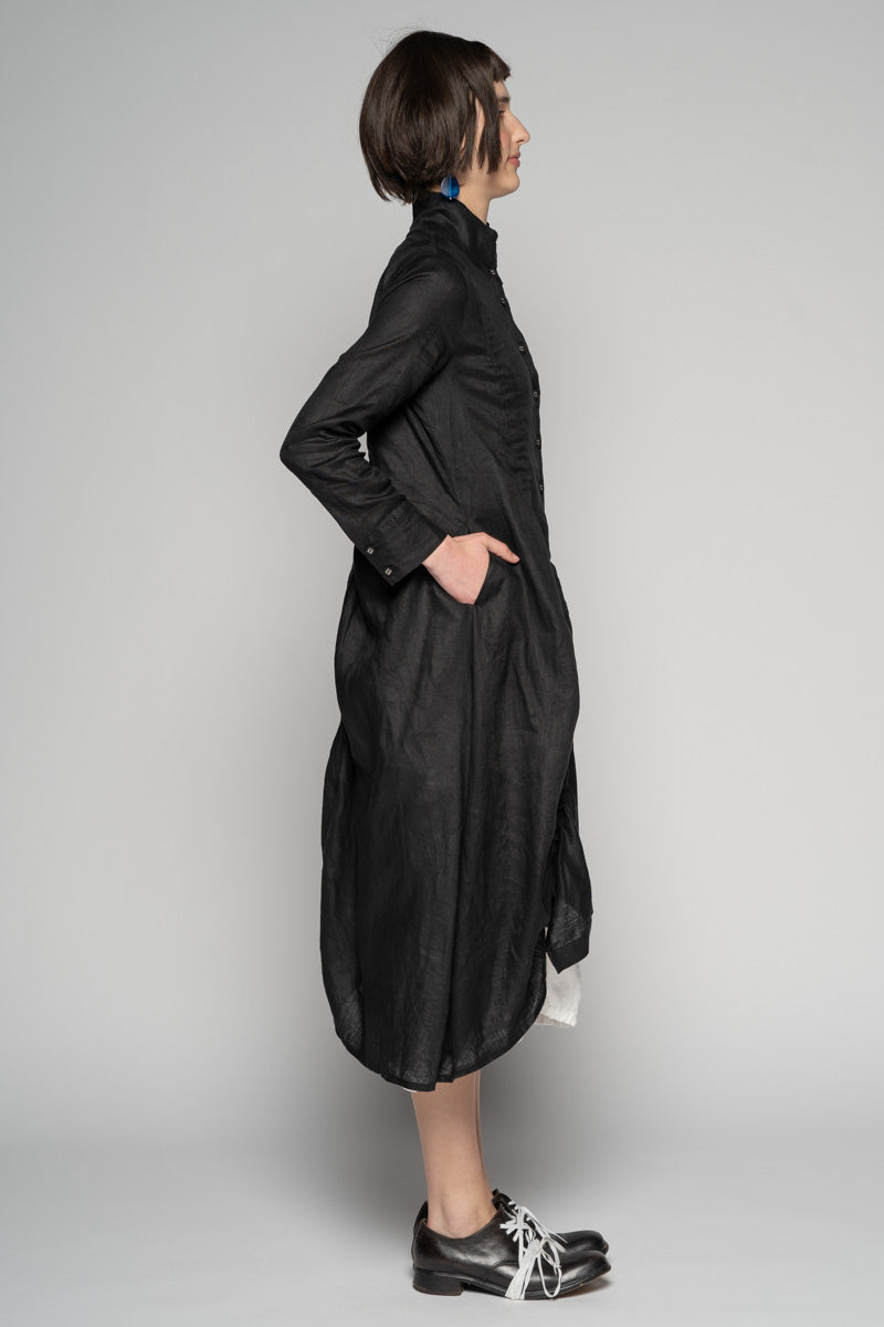 Sabi Gather Dress Blk