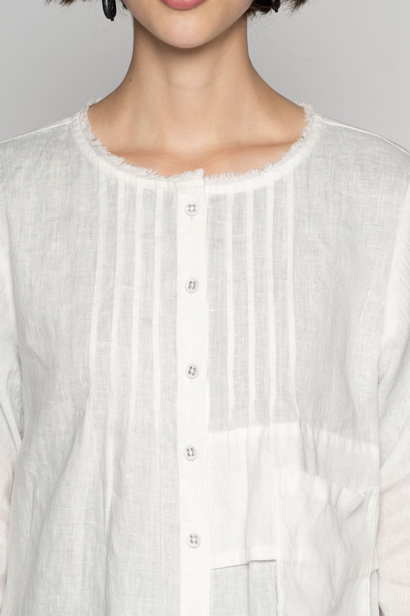 Sabi Tuck Shirt Wh