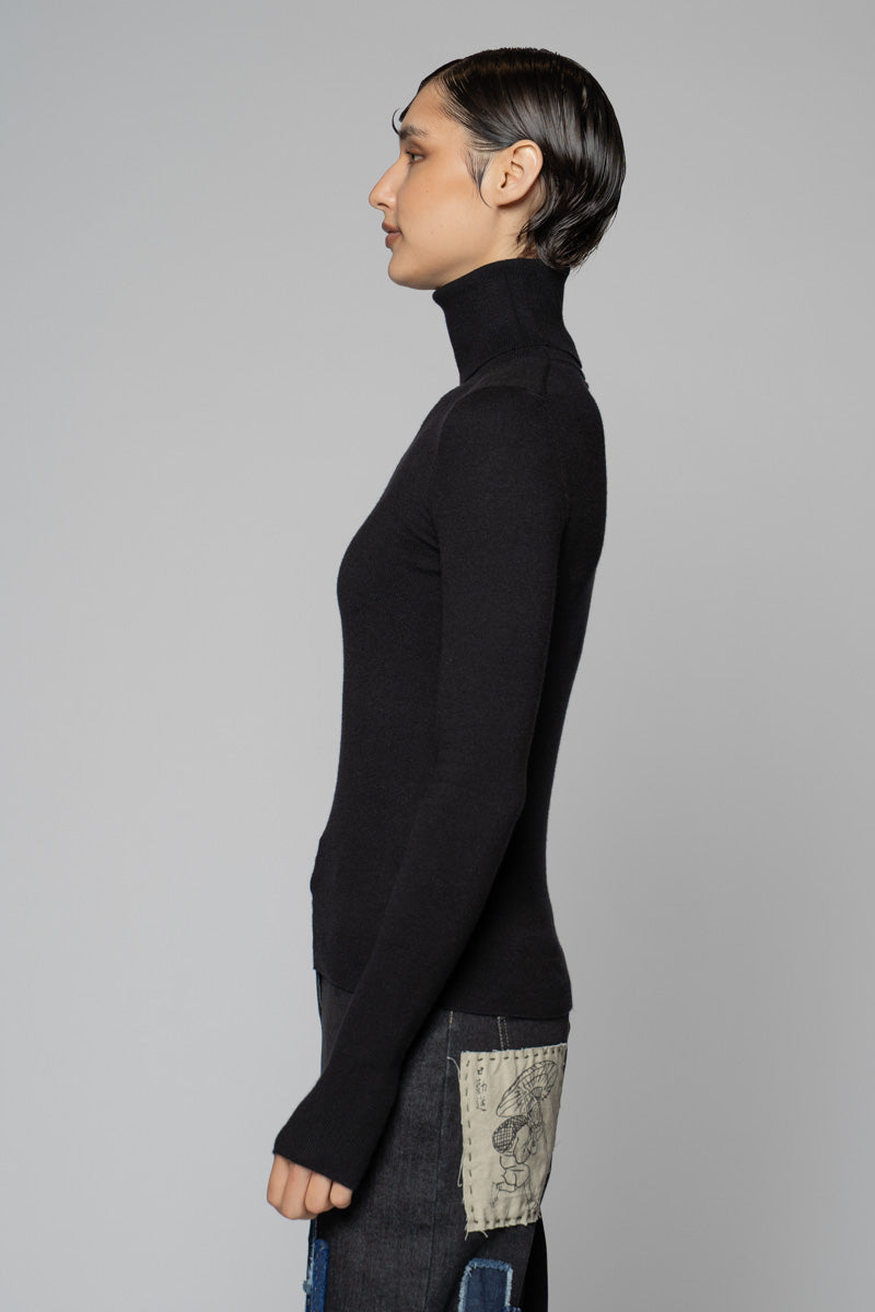 Sayuri High Neck Blk
