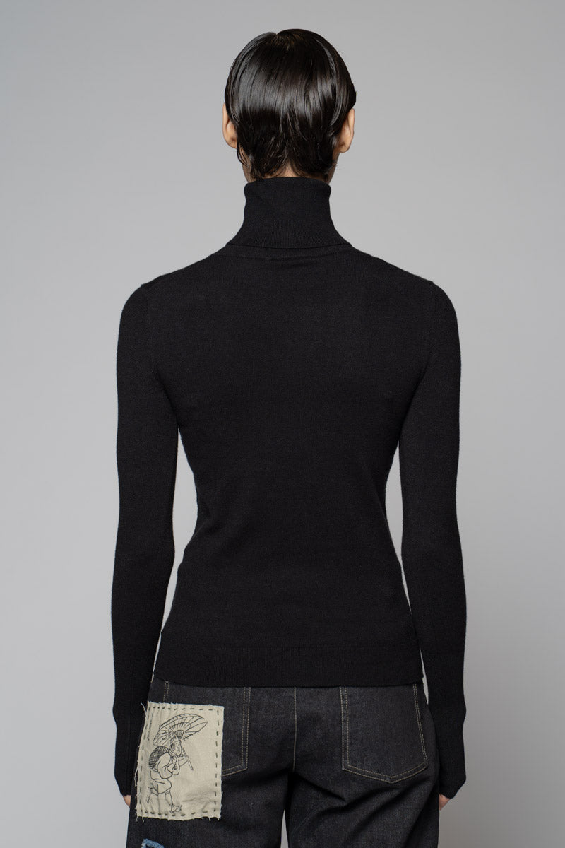 Sayuri High Neck Blk