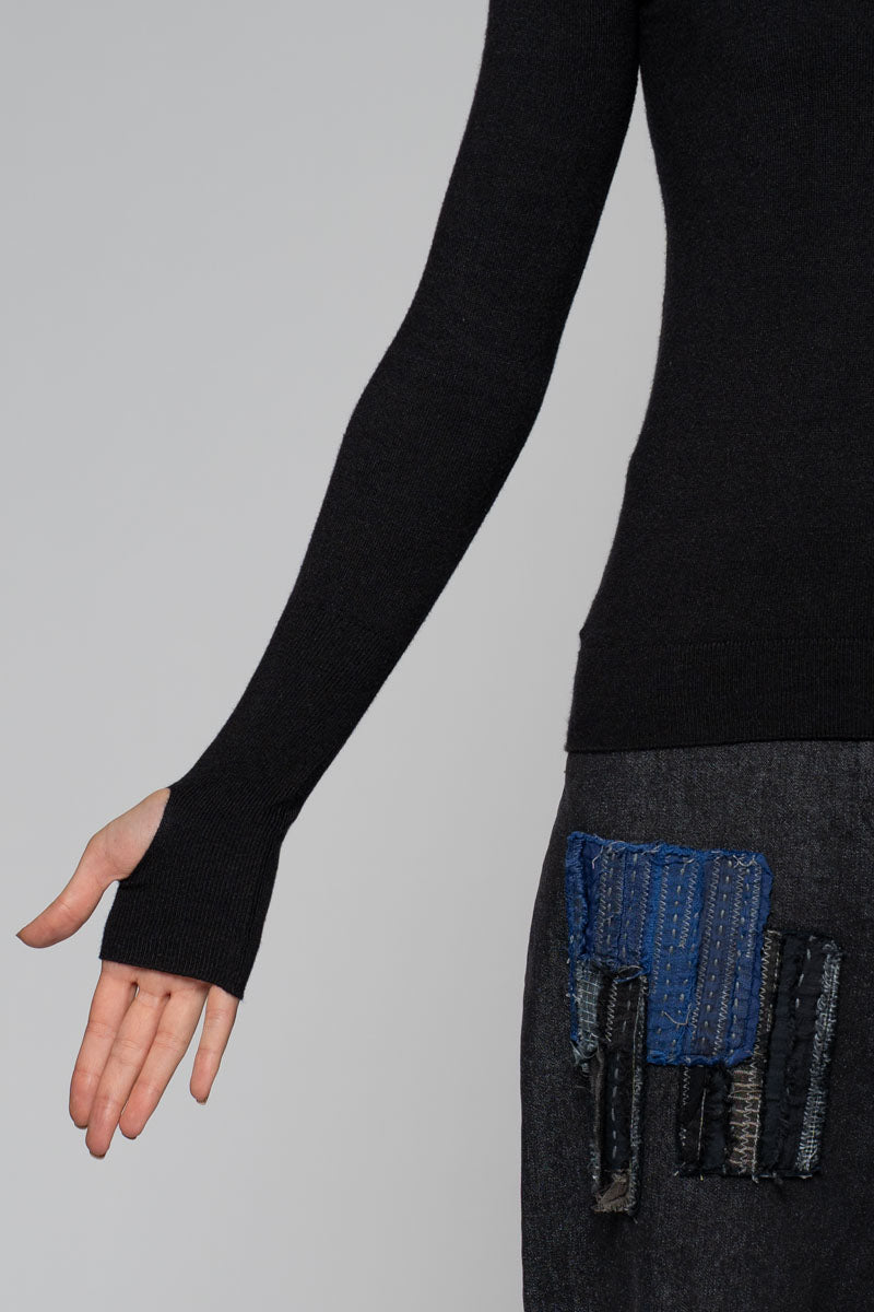 Sayuri High Neck Blk