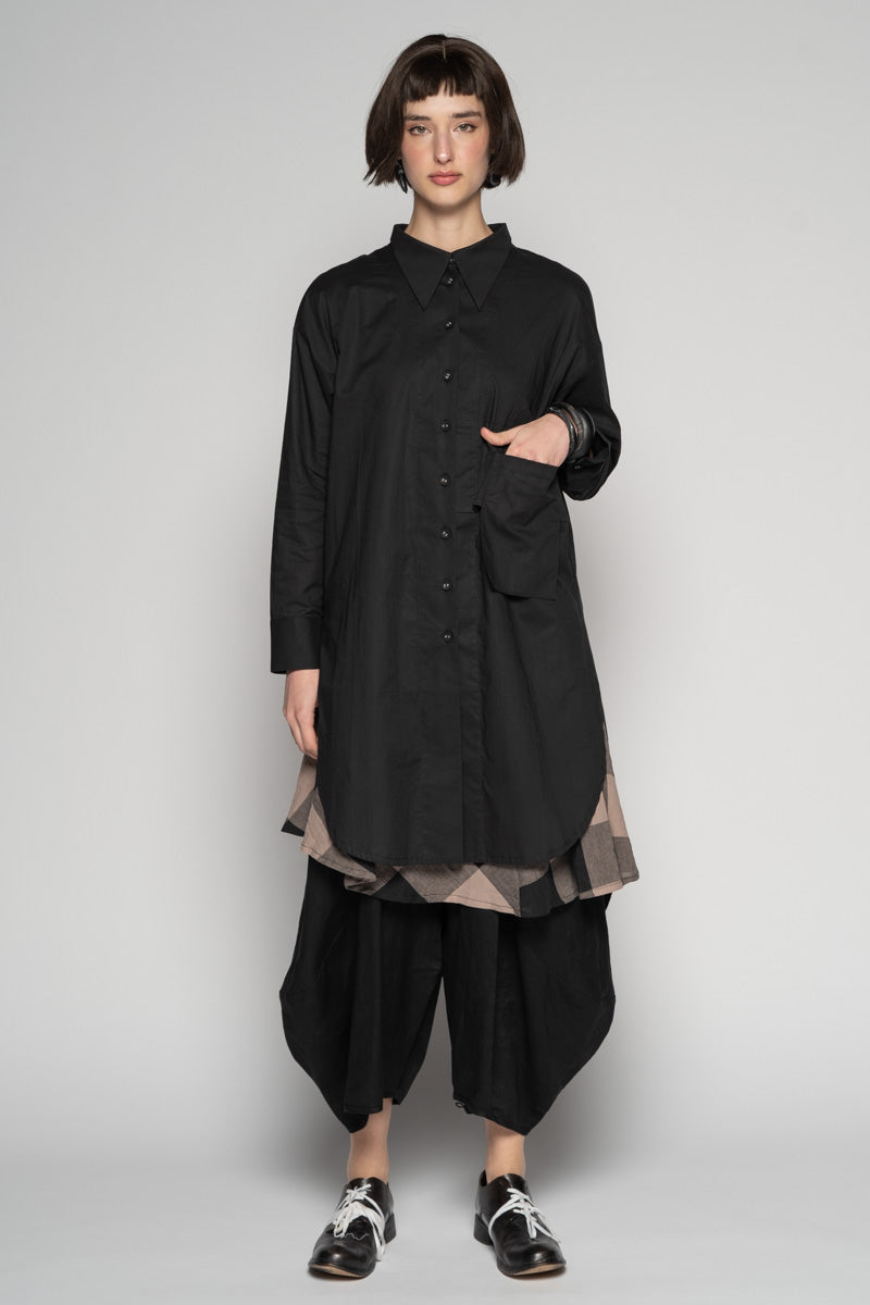 Kiki Long Shirt Blk