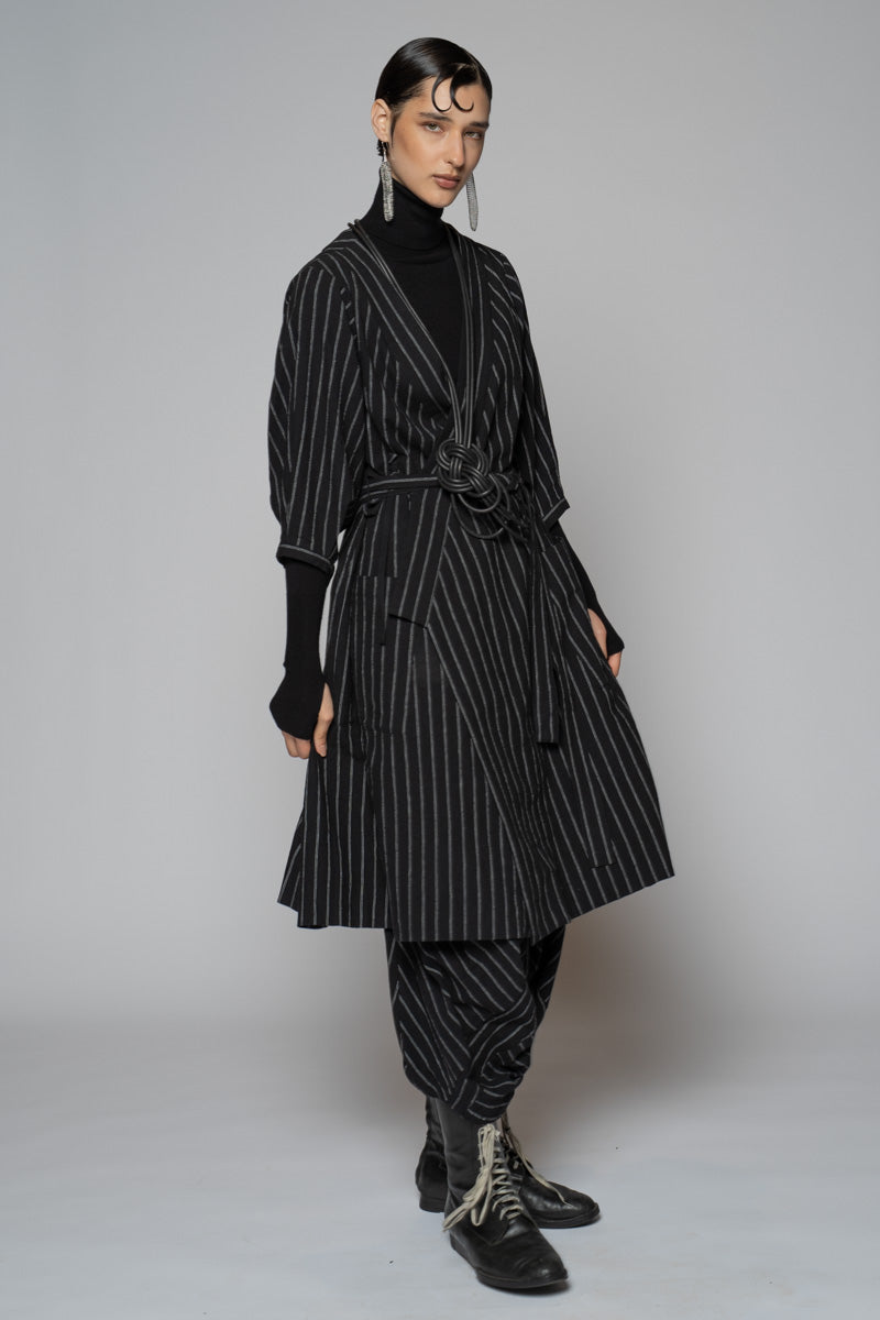 Komichi Wrap Dress Blk