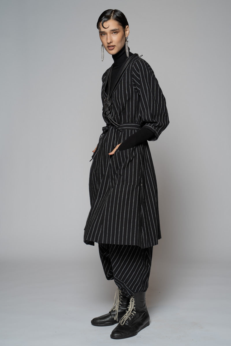 Komichi Wrap Dress Blk