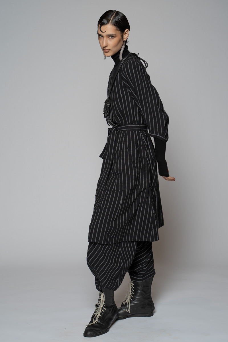 Komichi Wrap Dress Blk