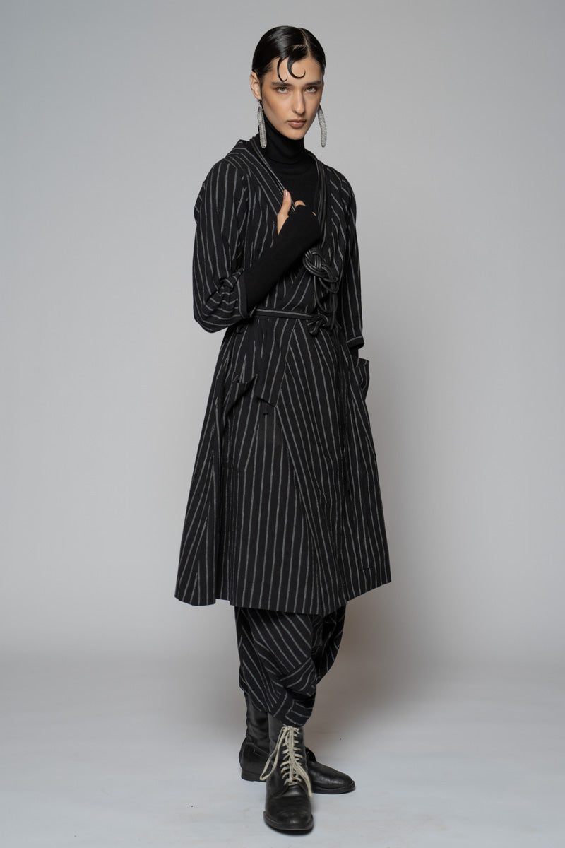 Komichi Wrap Dress Blk