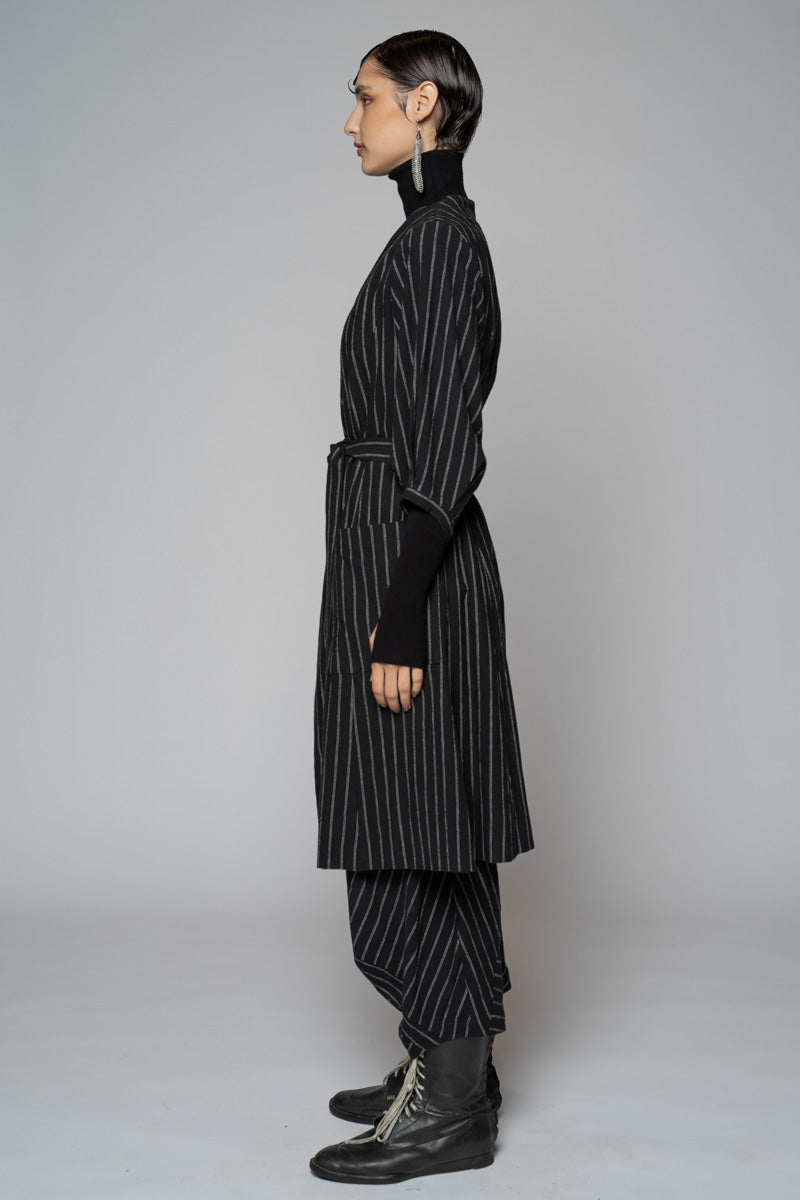Komichi Wrap Dress Blk