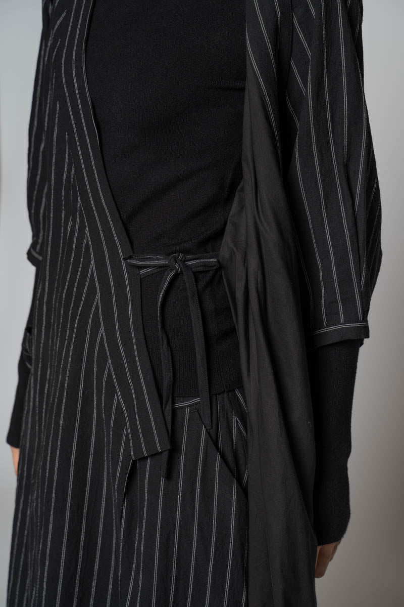 Komichi Wrap Dress Blk