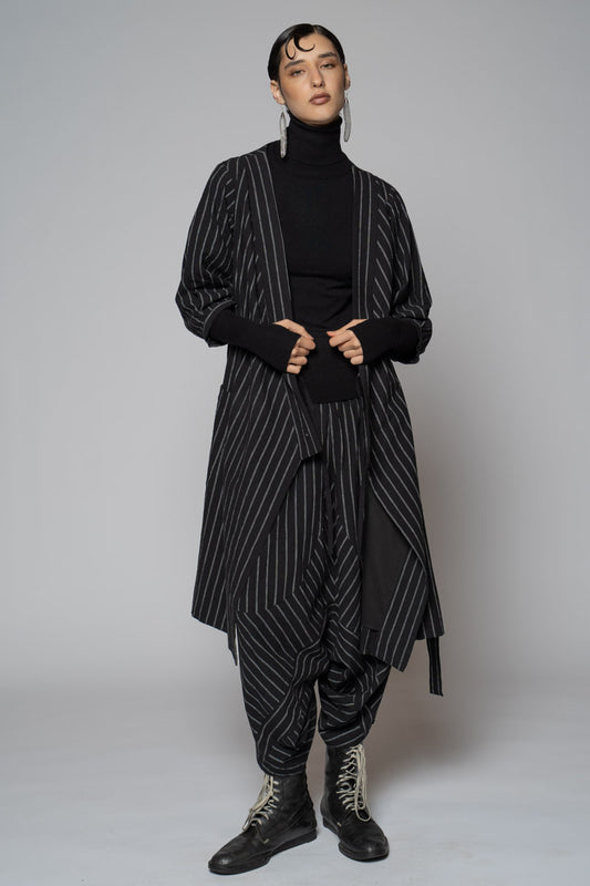 Komichi Wrap Dress Blk