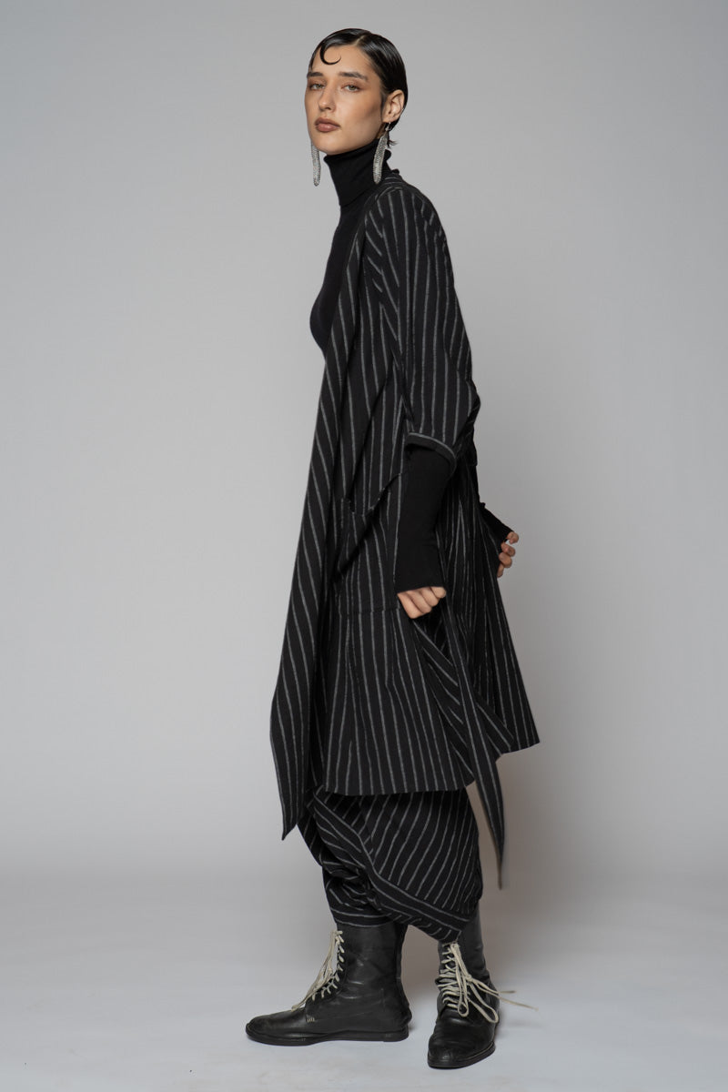 Komichi Wrap Dress Blk