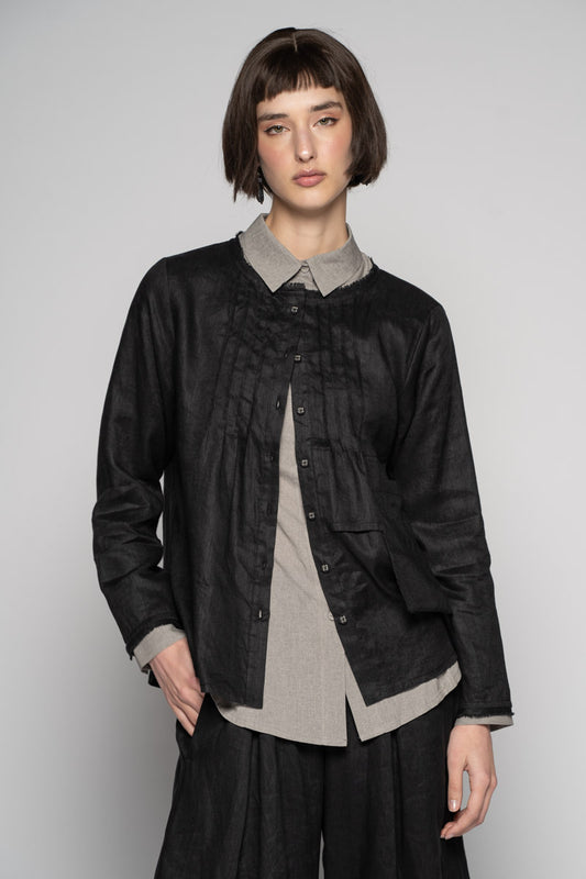 Sabi Tuck Shirt Blk