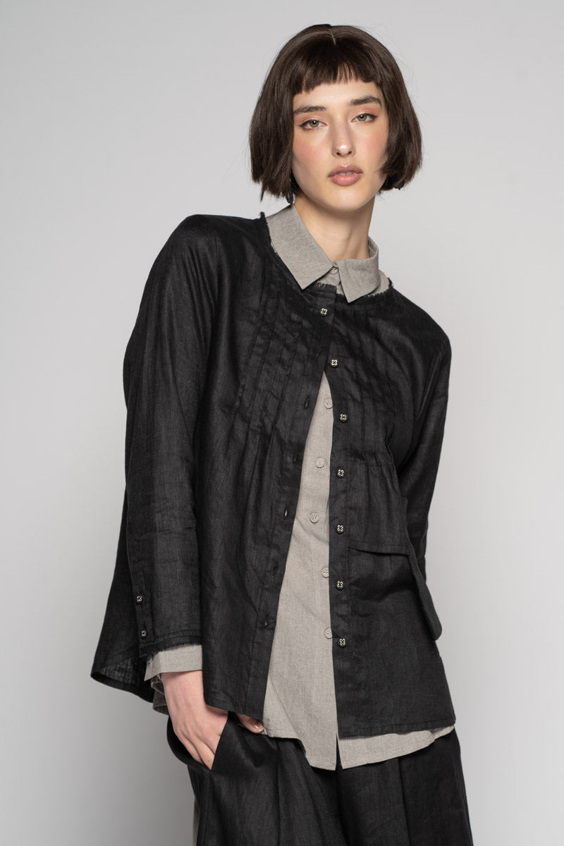 Sabi Tuck Shirt Blk