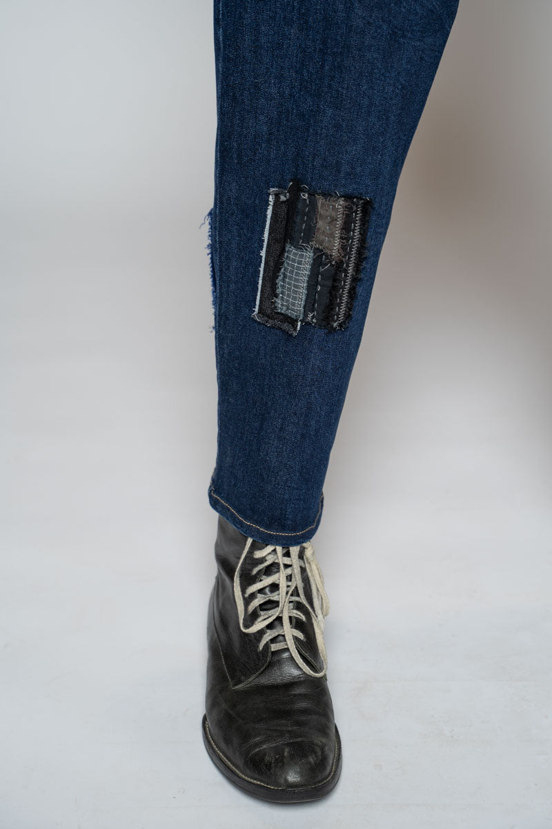 Furu Patch Pants Indigo