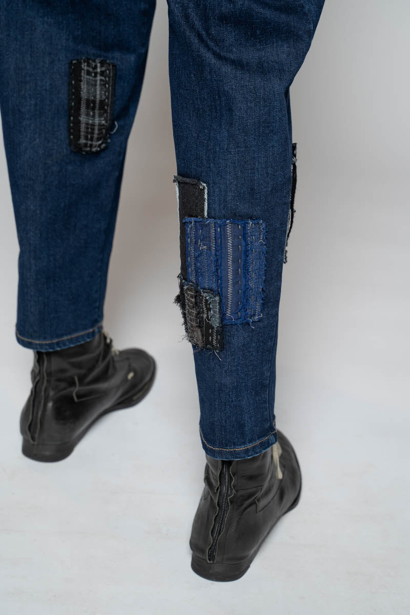 Furu Patch Pants Indigo