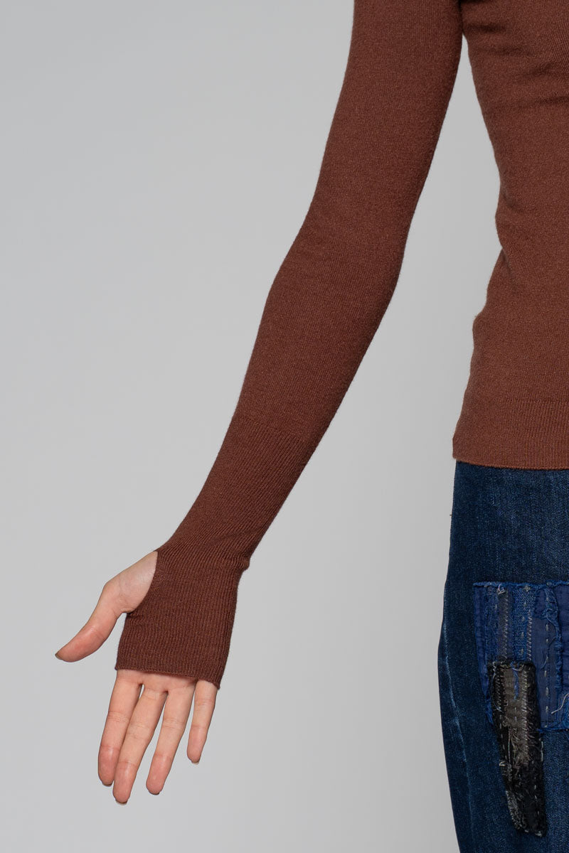 Sayuri High Neck Taupe