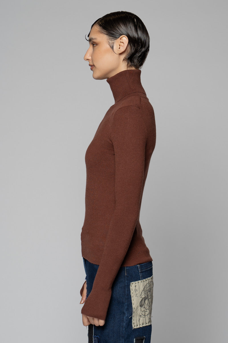 Sayuri High Neck Taupe