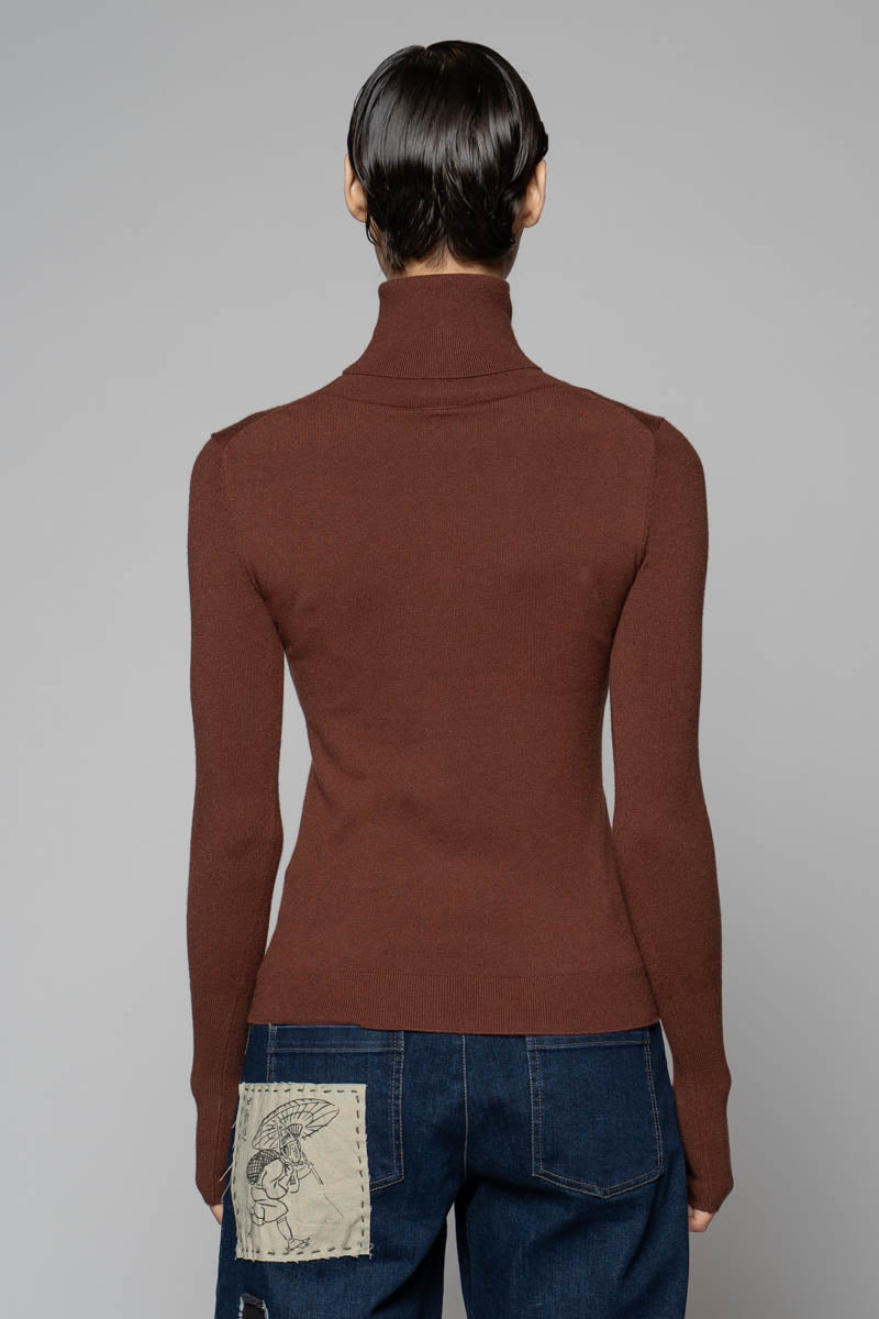 Sayuri High Neck Taupe