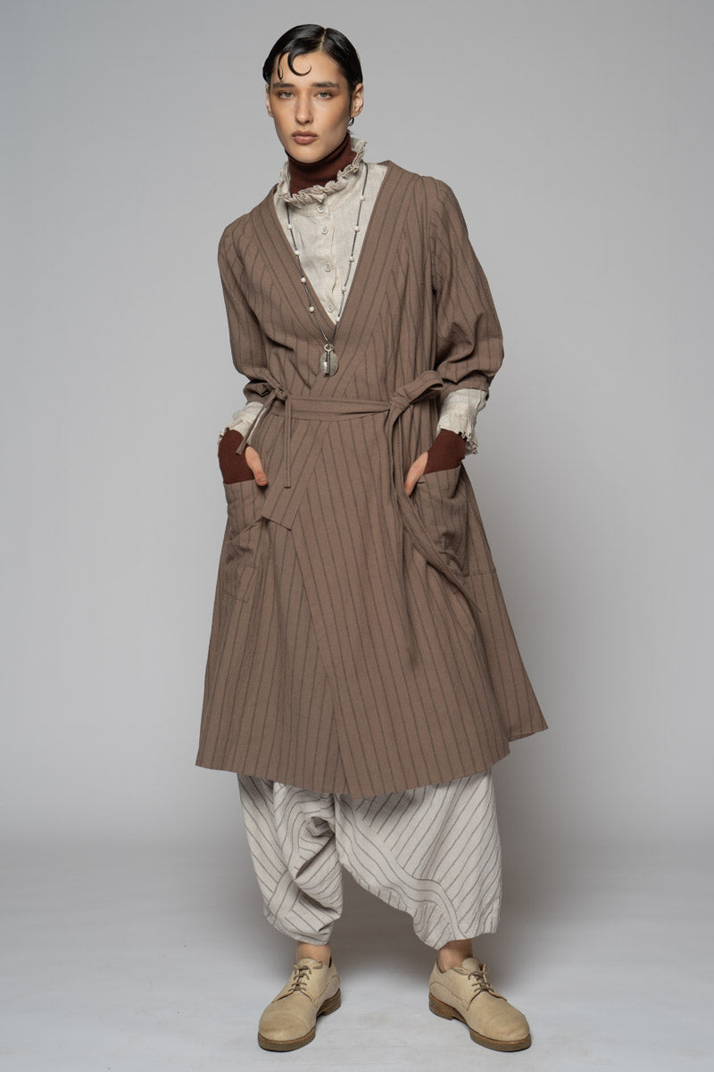 Komichi Wrap Dress Fawn