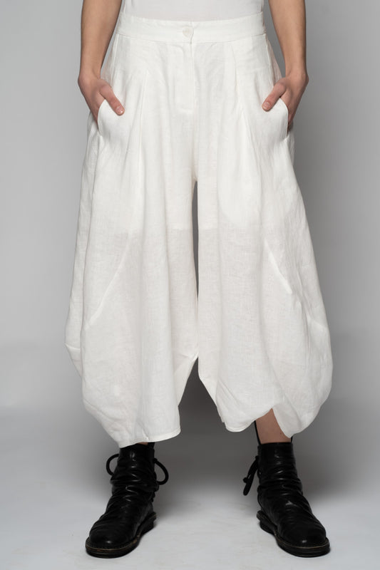 Ouna Tie Pants Wh
