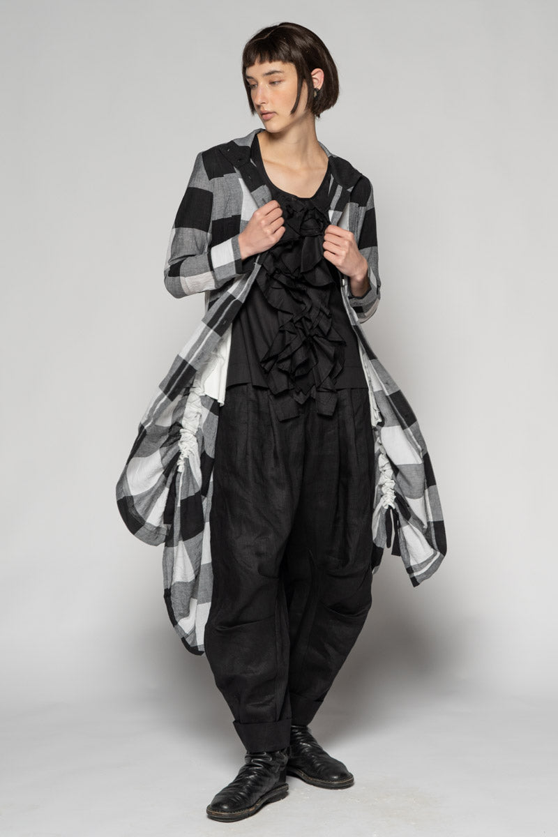 Kiki Frill Top Blk