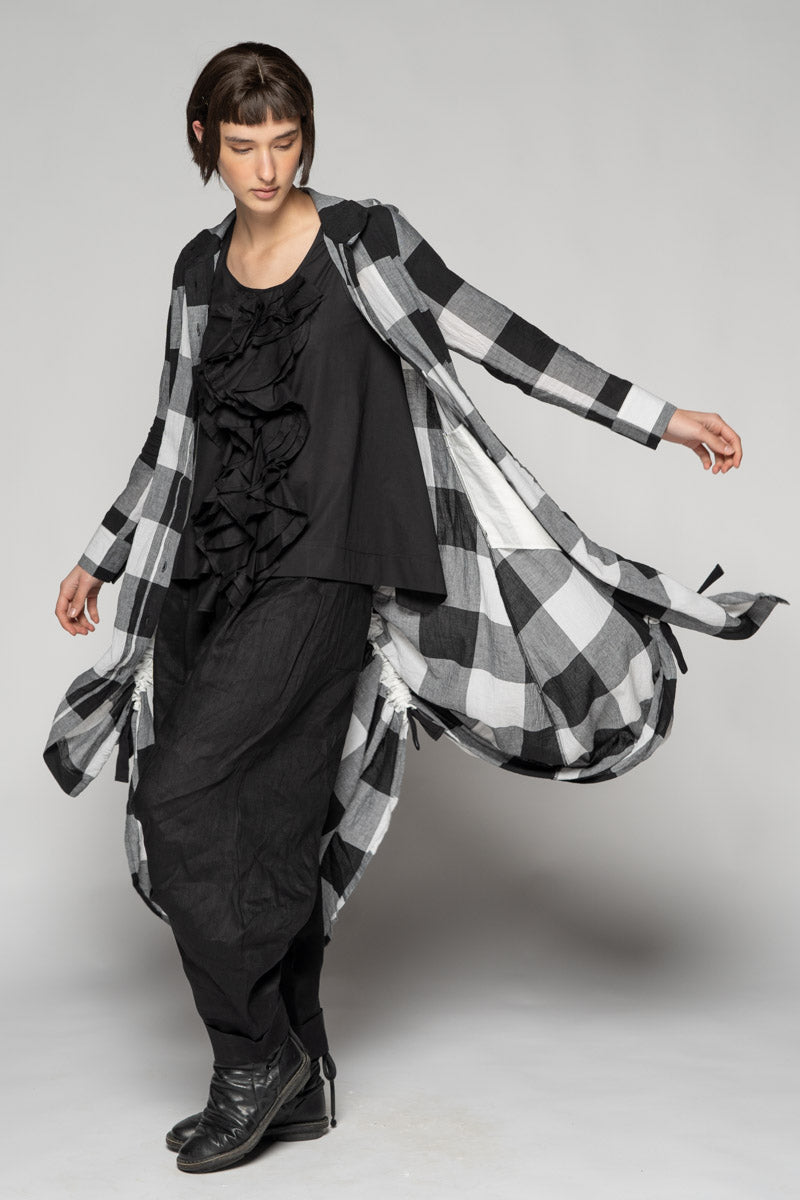 Kiki Frill Top Blk