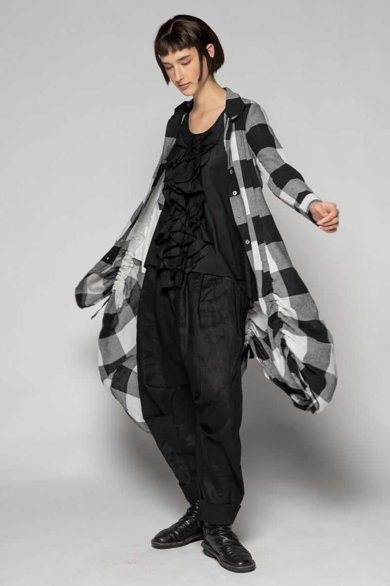 Oki Gather Dress Blk