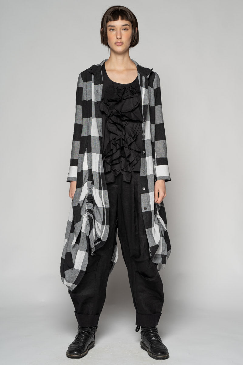 Oki Gather Dress Blk