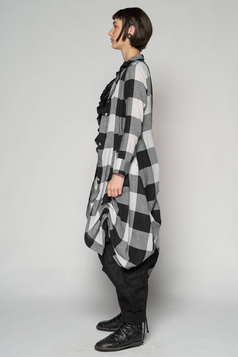 Oki Gather Dress Blk