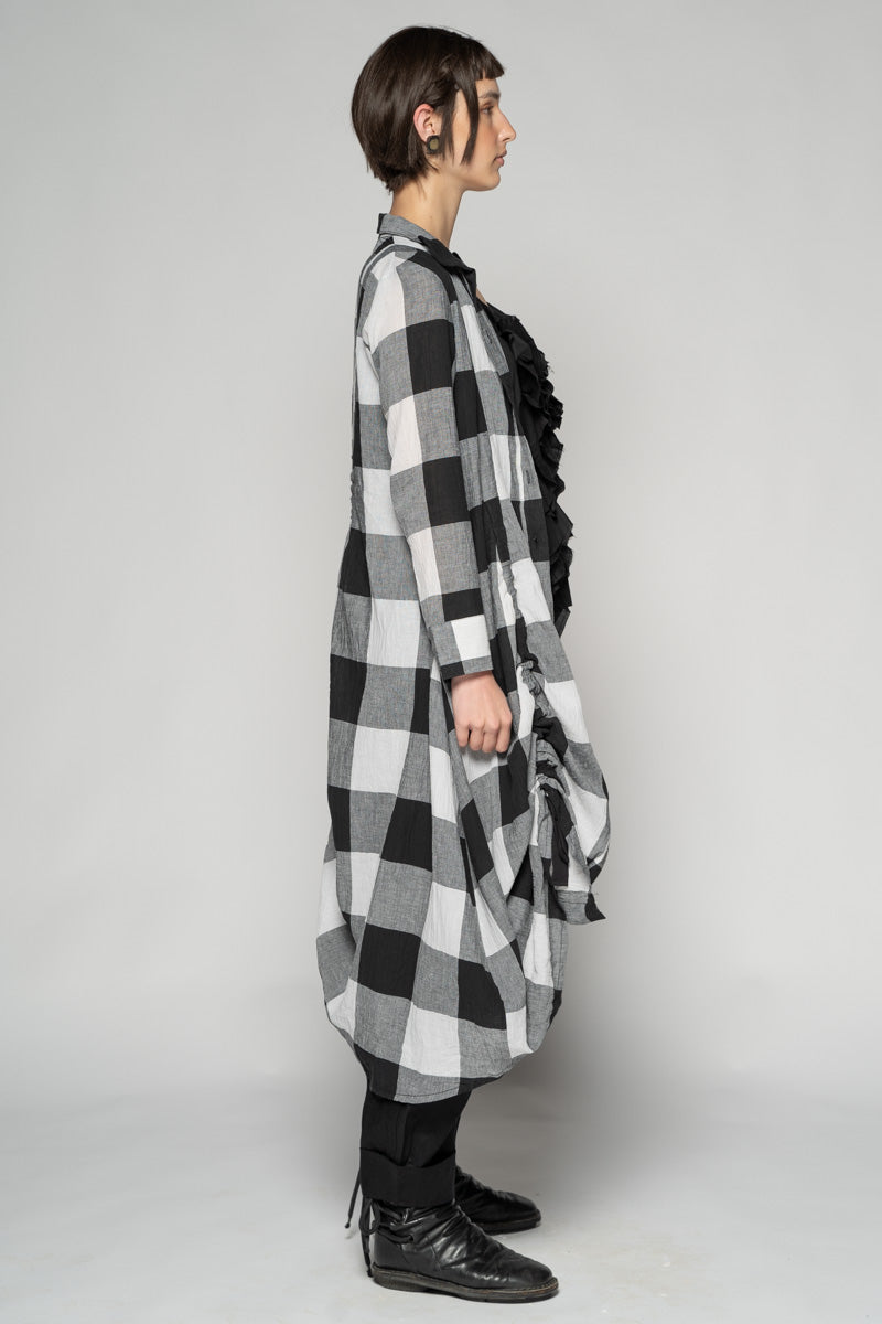 Oki Gather Dress Blk