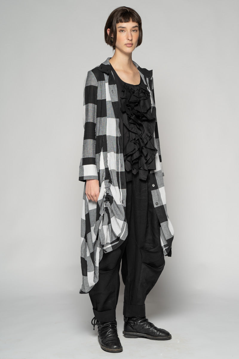 Oki Gather Dress Blk