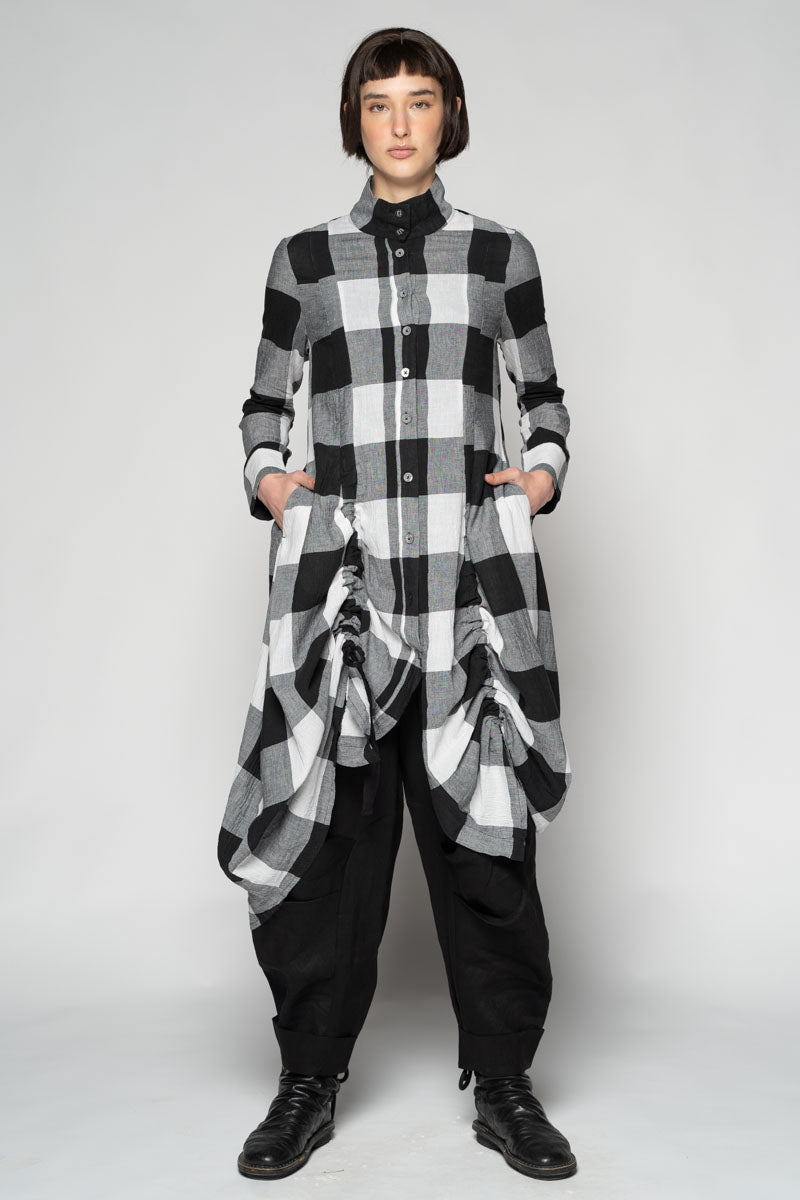 Oki Gather Dress Blk
