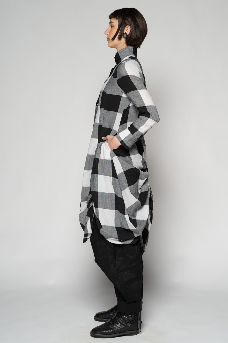 Oki Gather Dress Blk