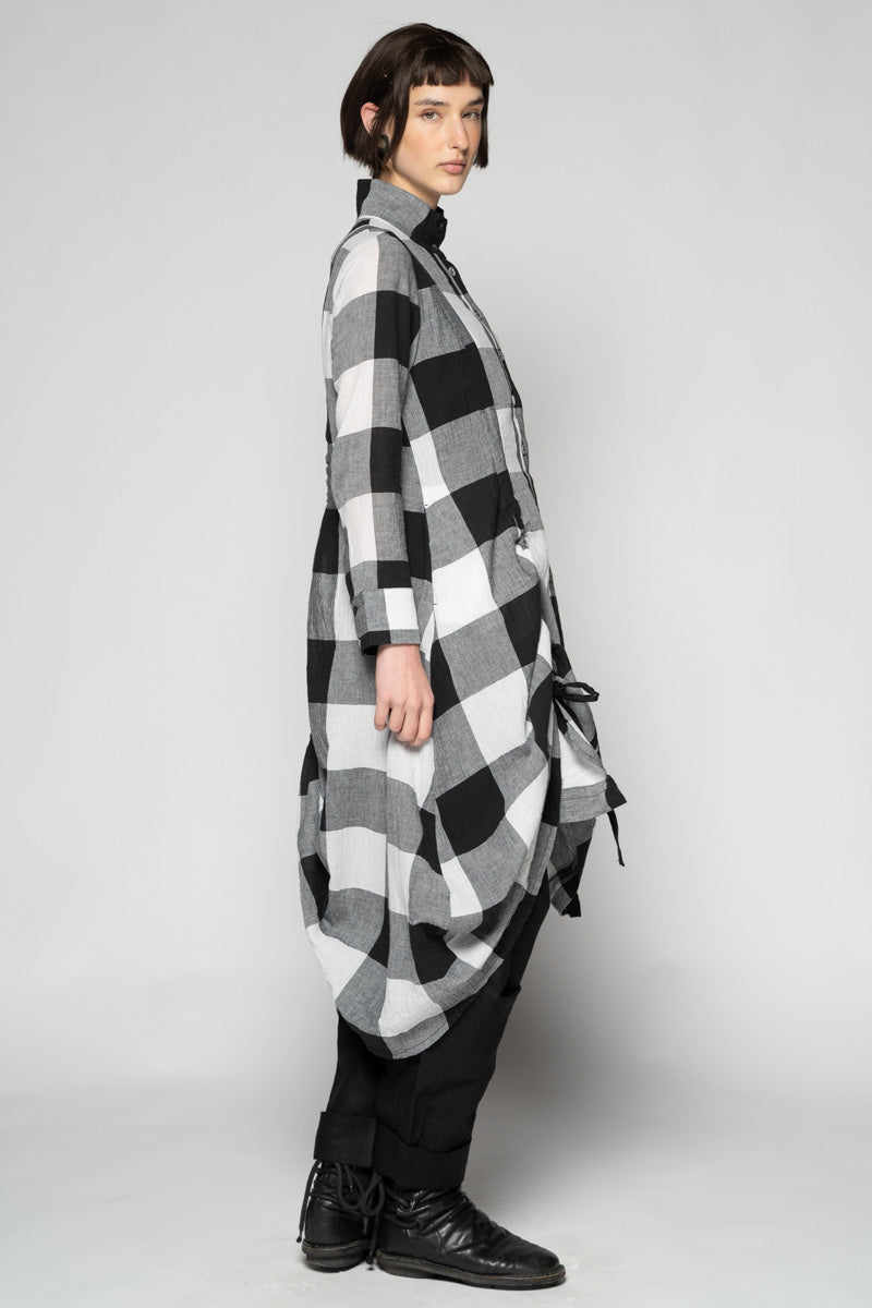 Oki Gather Dress Blk