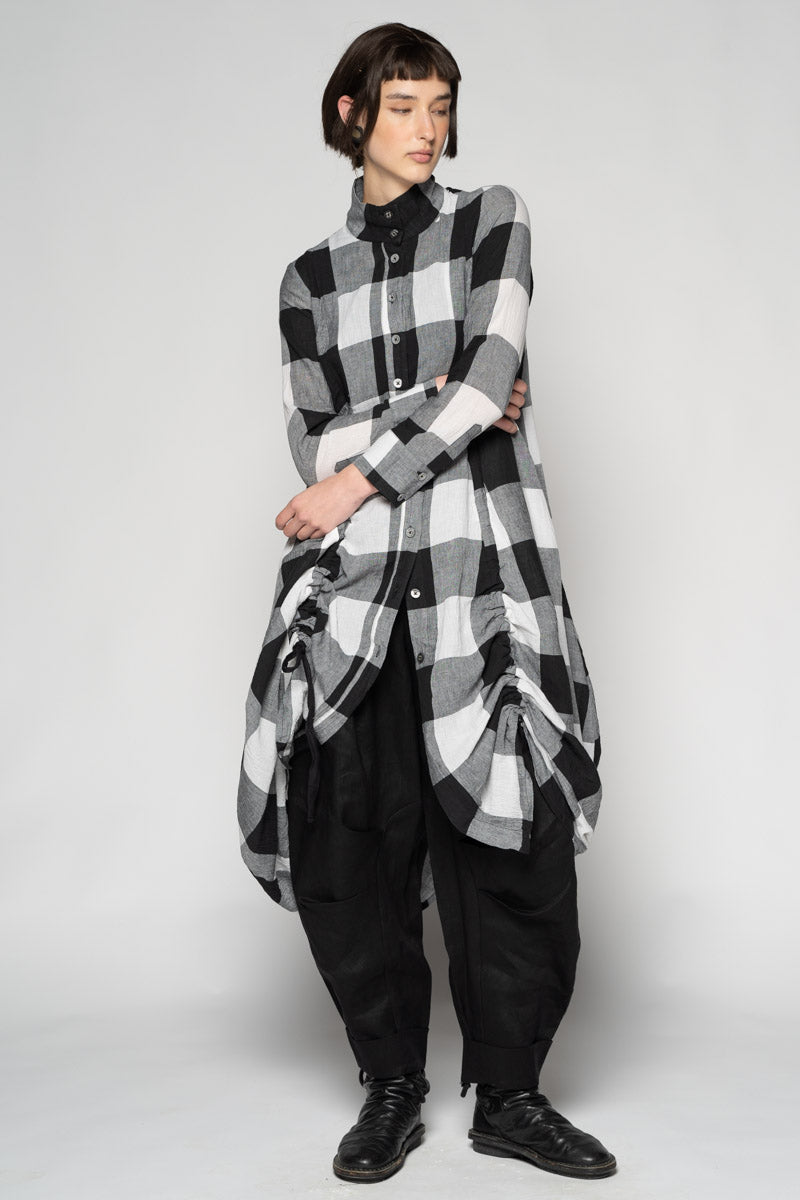 Oki Gather Dress Blk