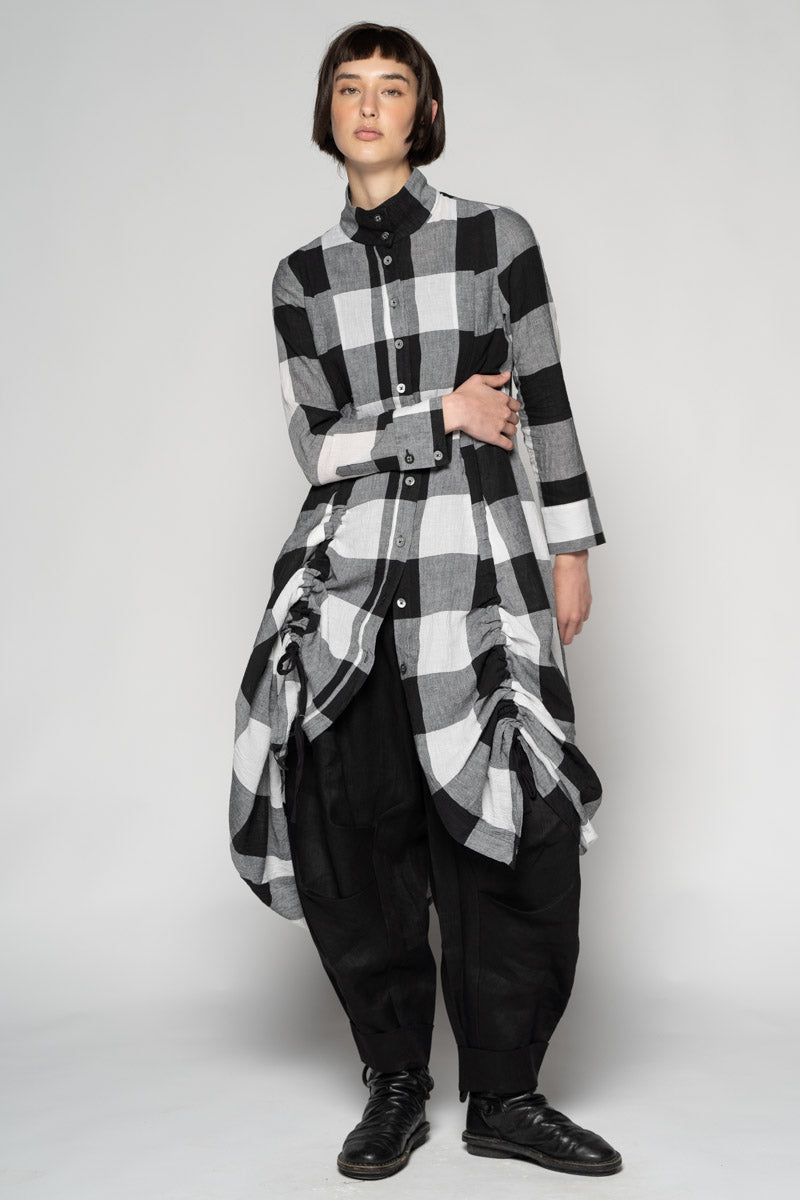 Oki Gather Dress Blk