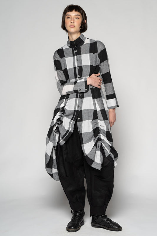 Oki Gather Dress Blk